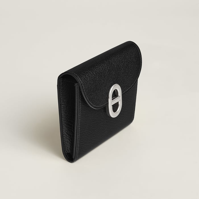 Noir Maillon Compact Wallet