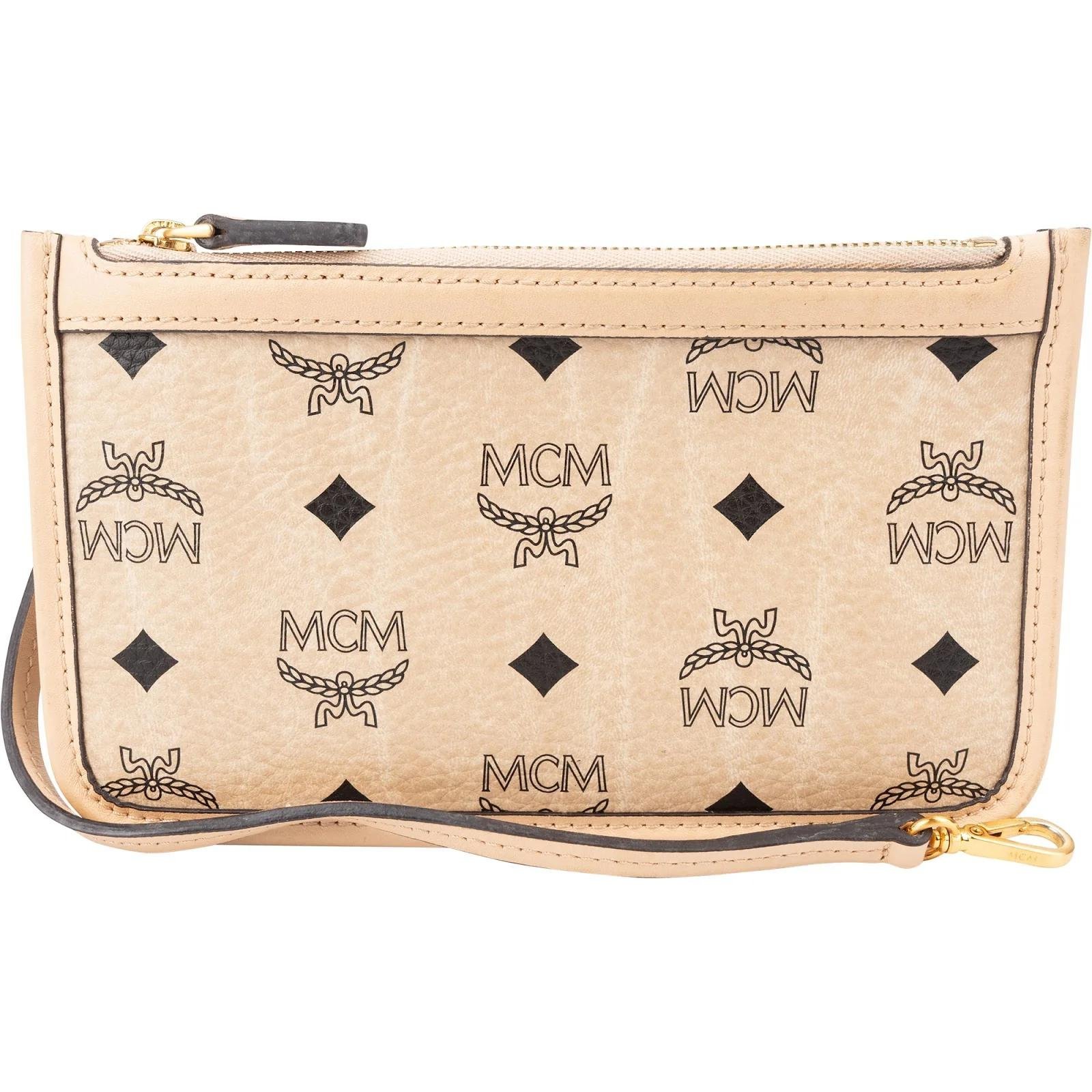 Leather clutch bag