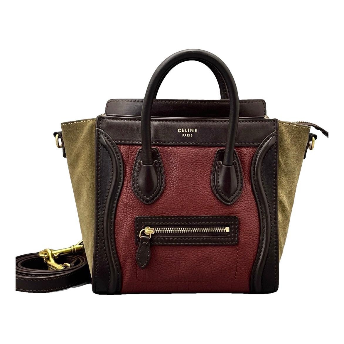 Nano Luggage leather handbag