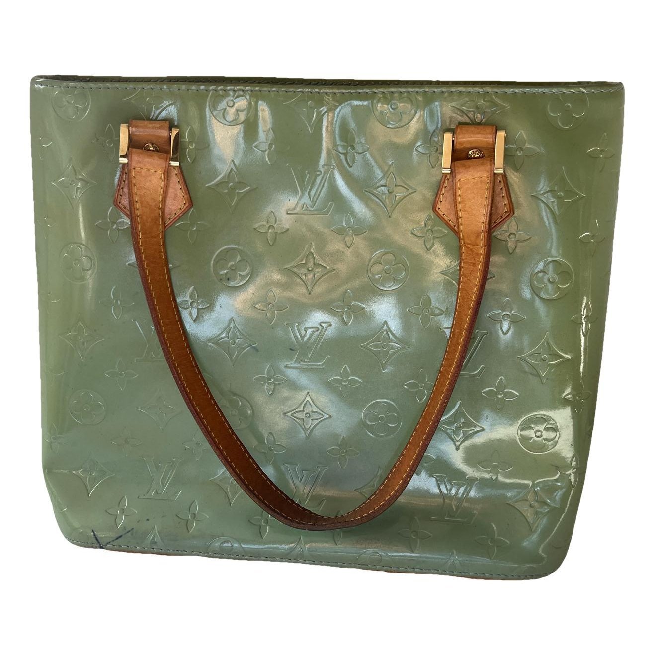 Houston patent leather handbag