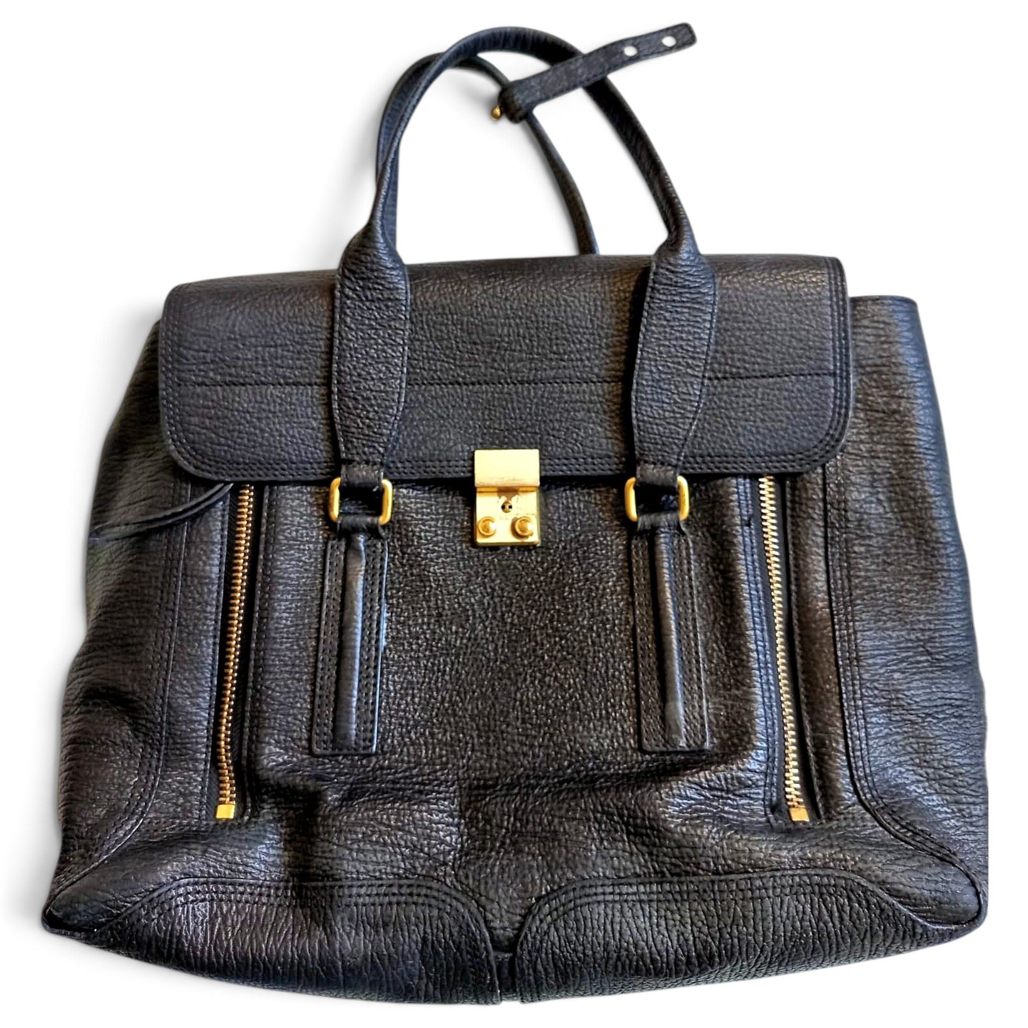 Pashli leather satchel