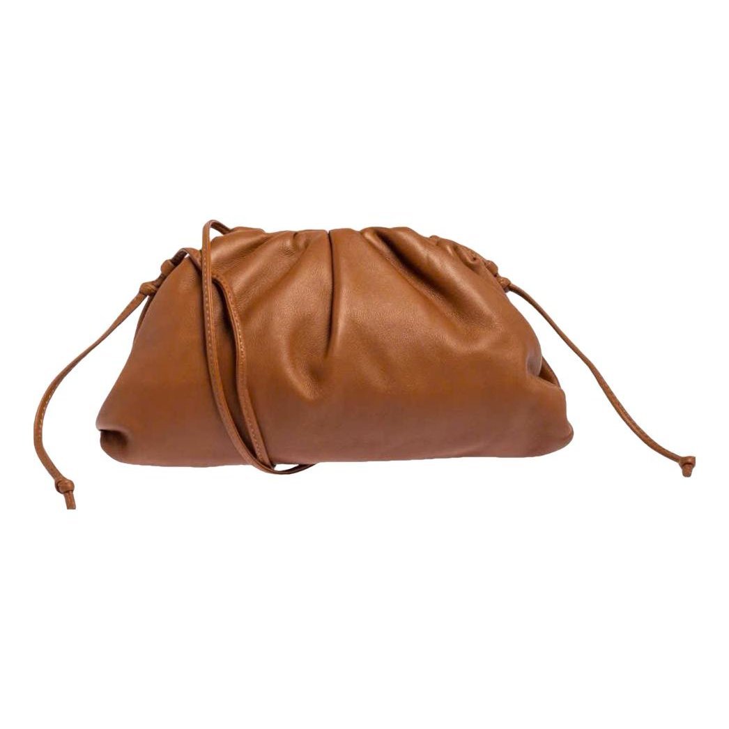 Pouch leather handbag