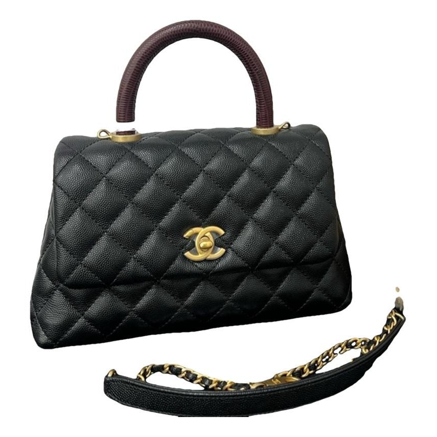Coco Handle leather handbag