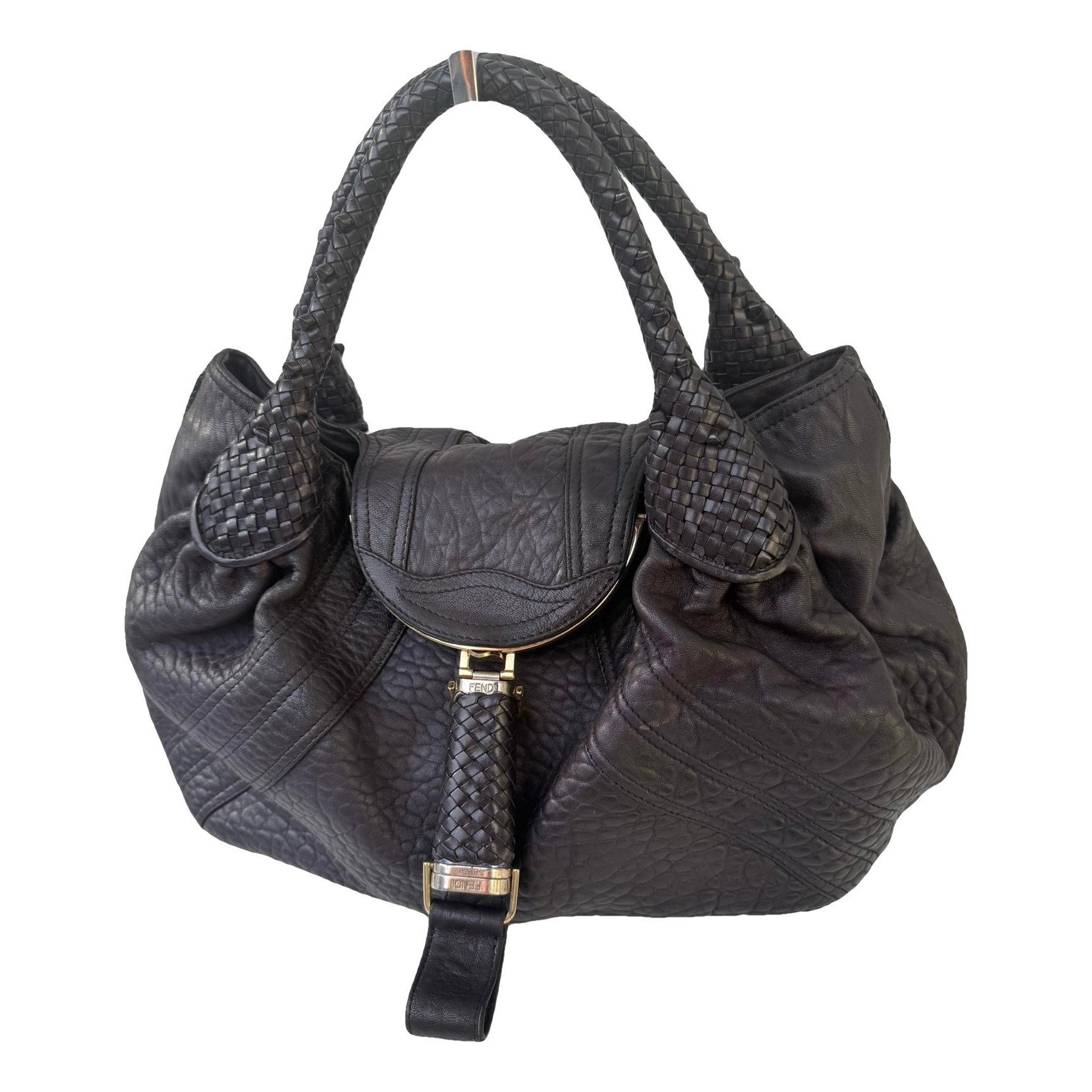 Spy leather handbag