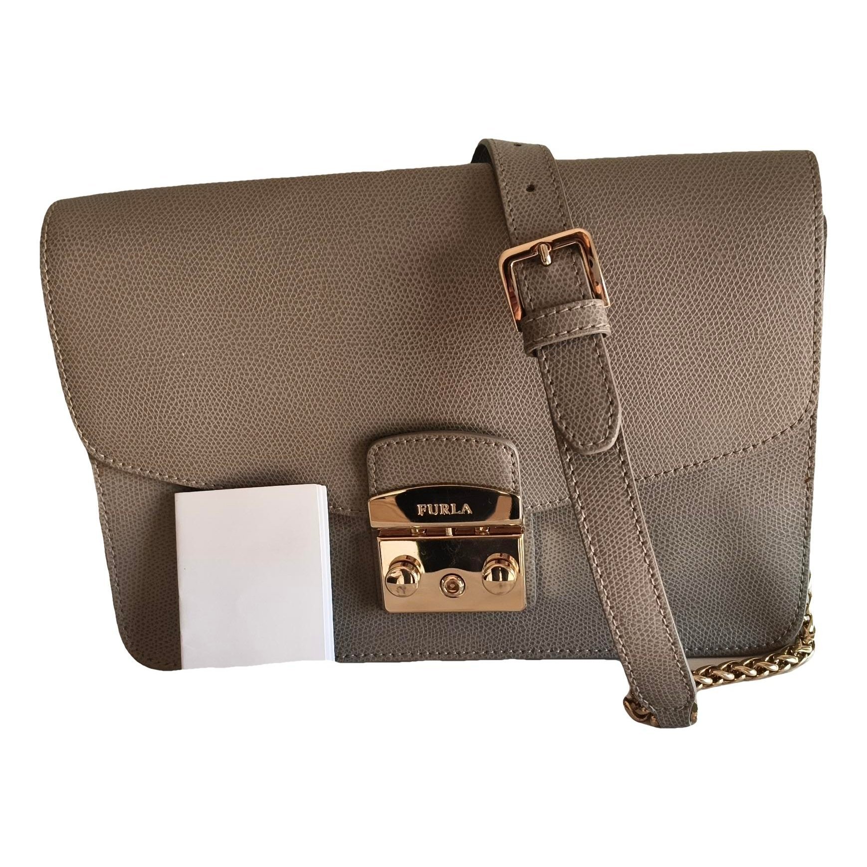 Metropolis leather crossbody bag