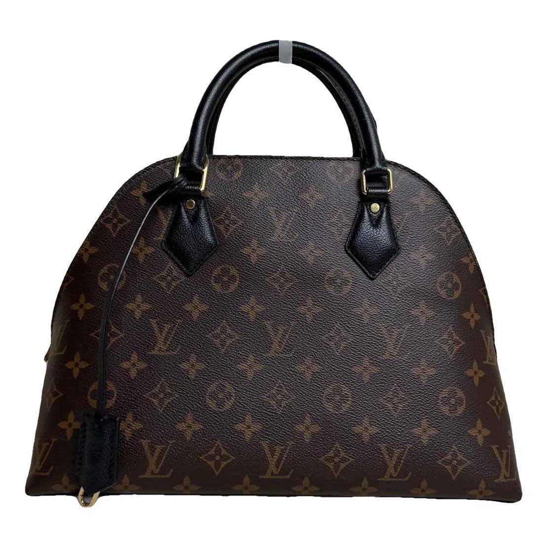 Alma leather bowling bag
