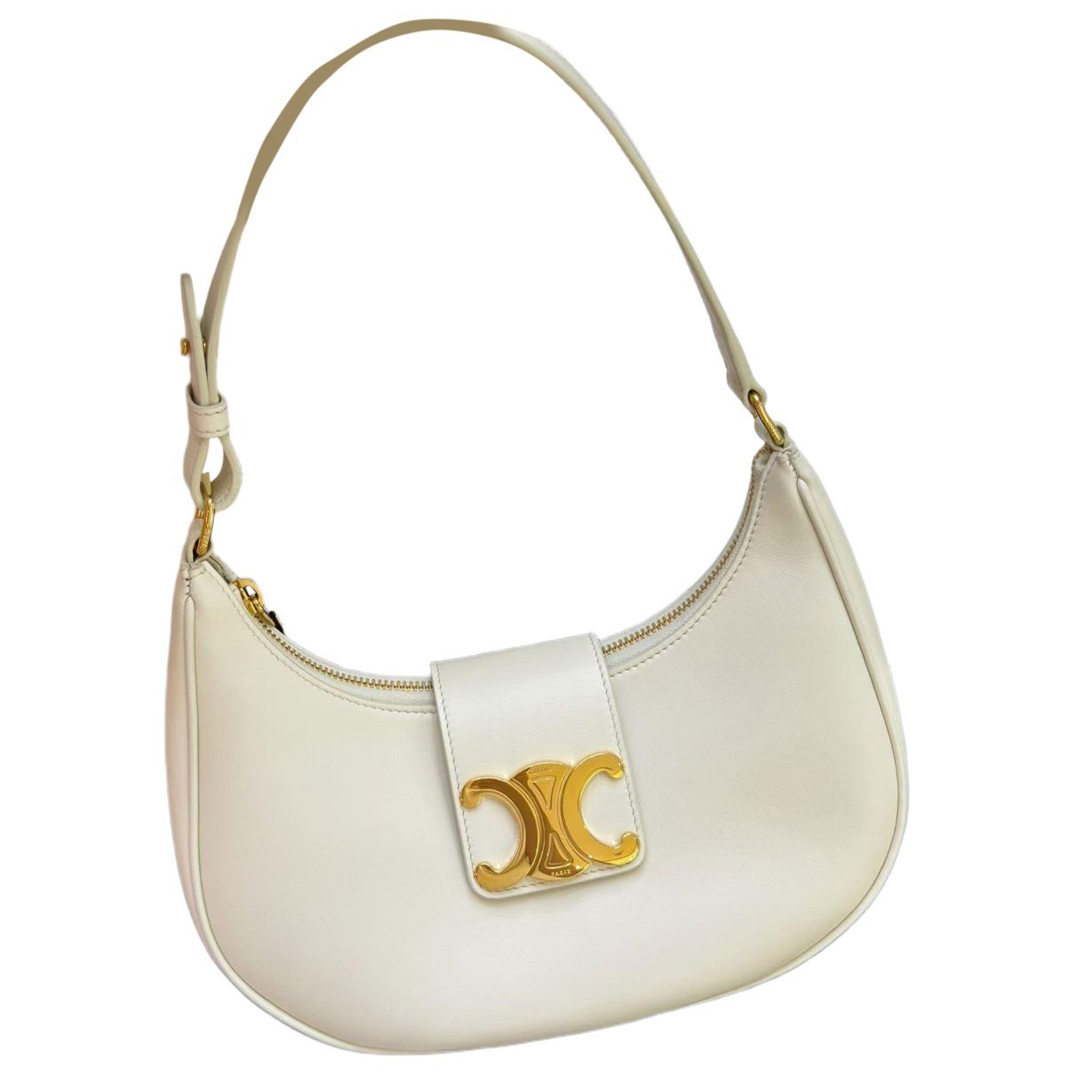 Triomphe Long leather handbag
