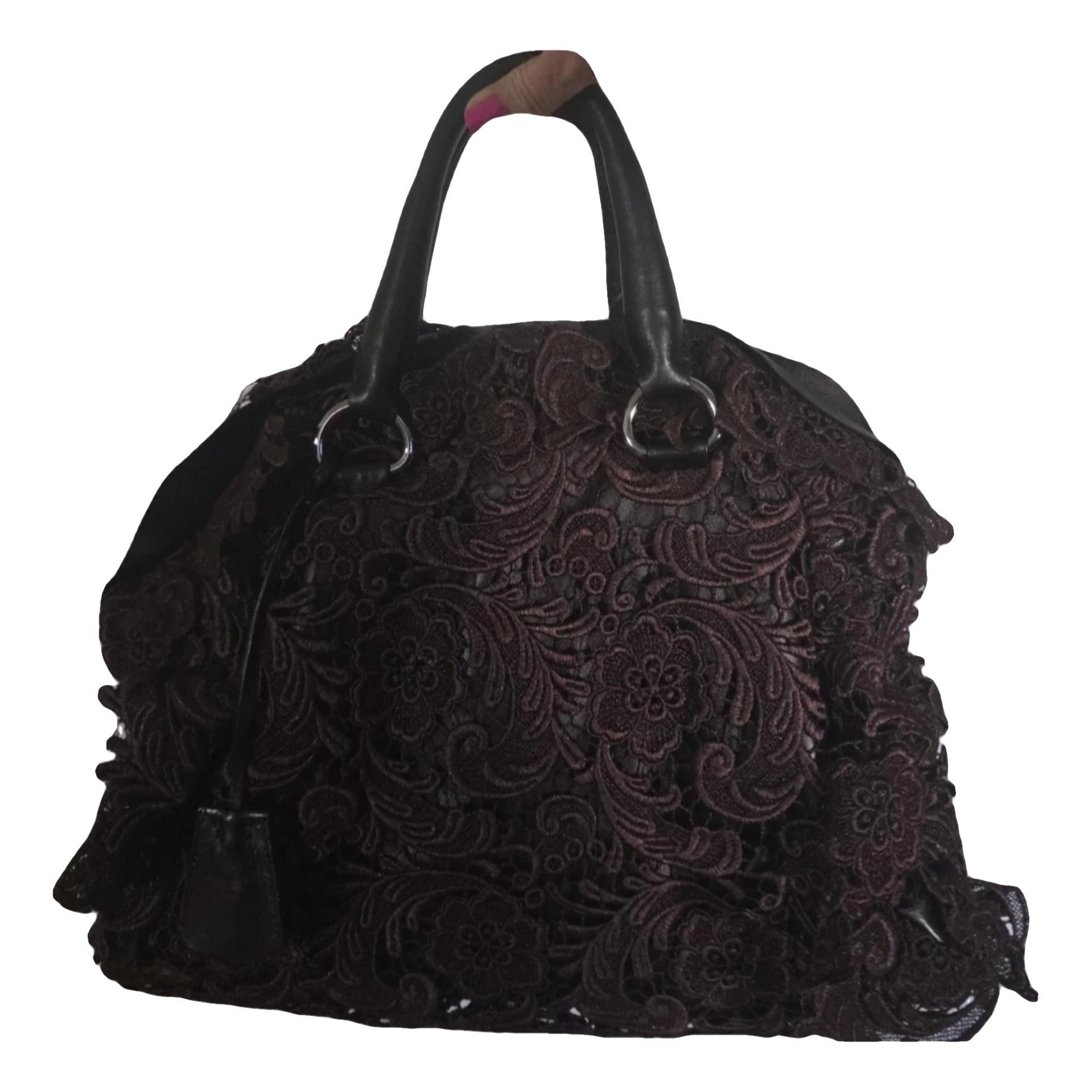 Leather bowling bag