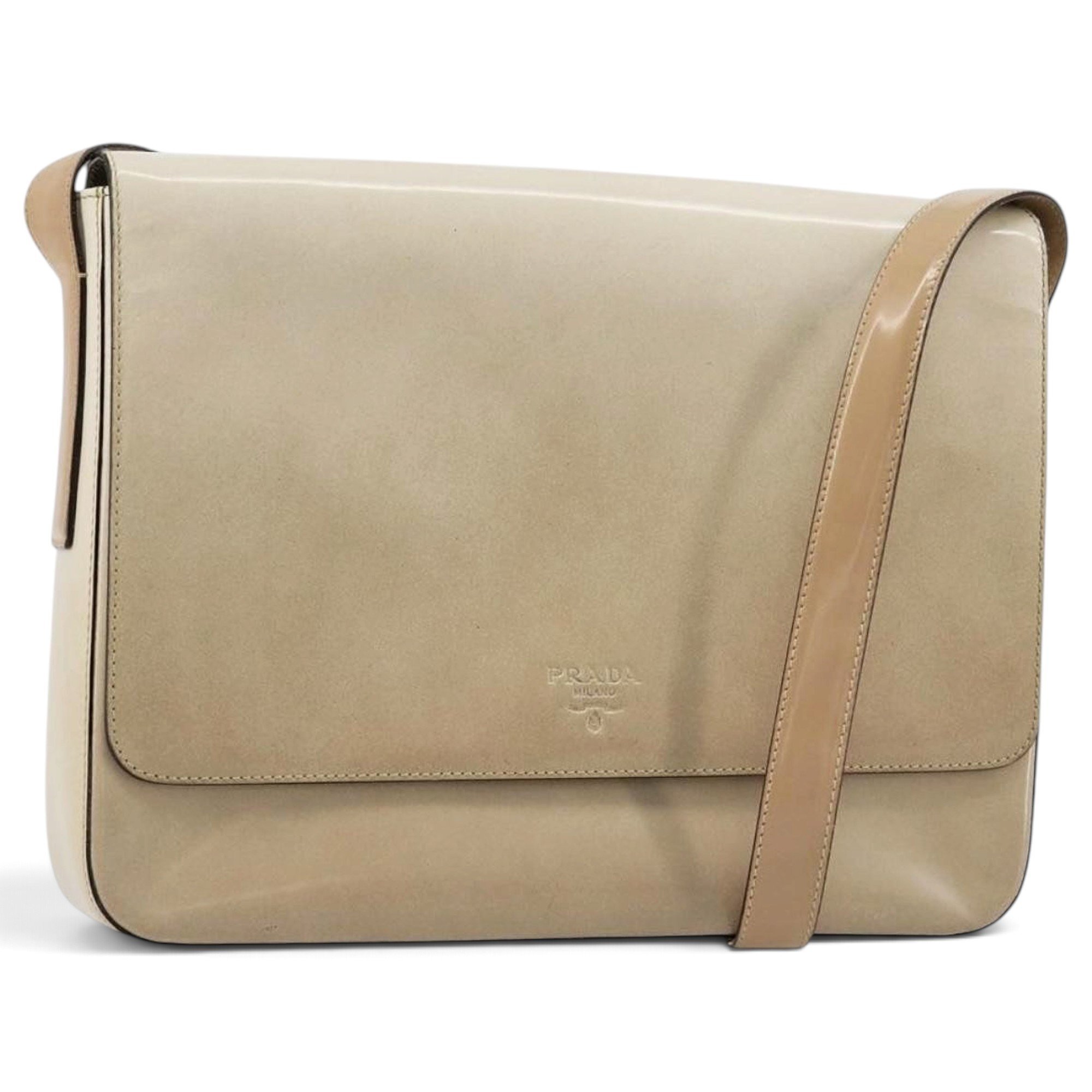 Patent leather handbag
