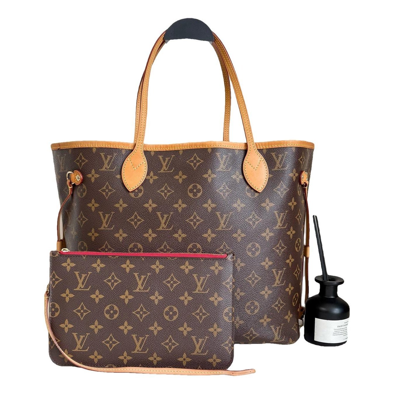 Neverfull leather handbag