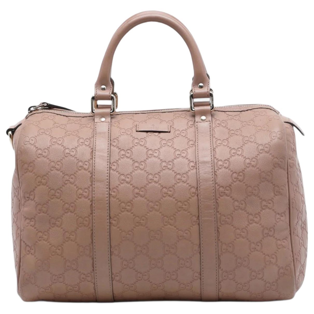 Boston leather handbag
