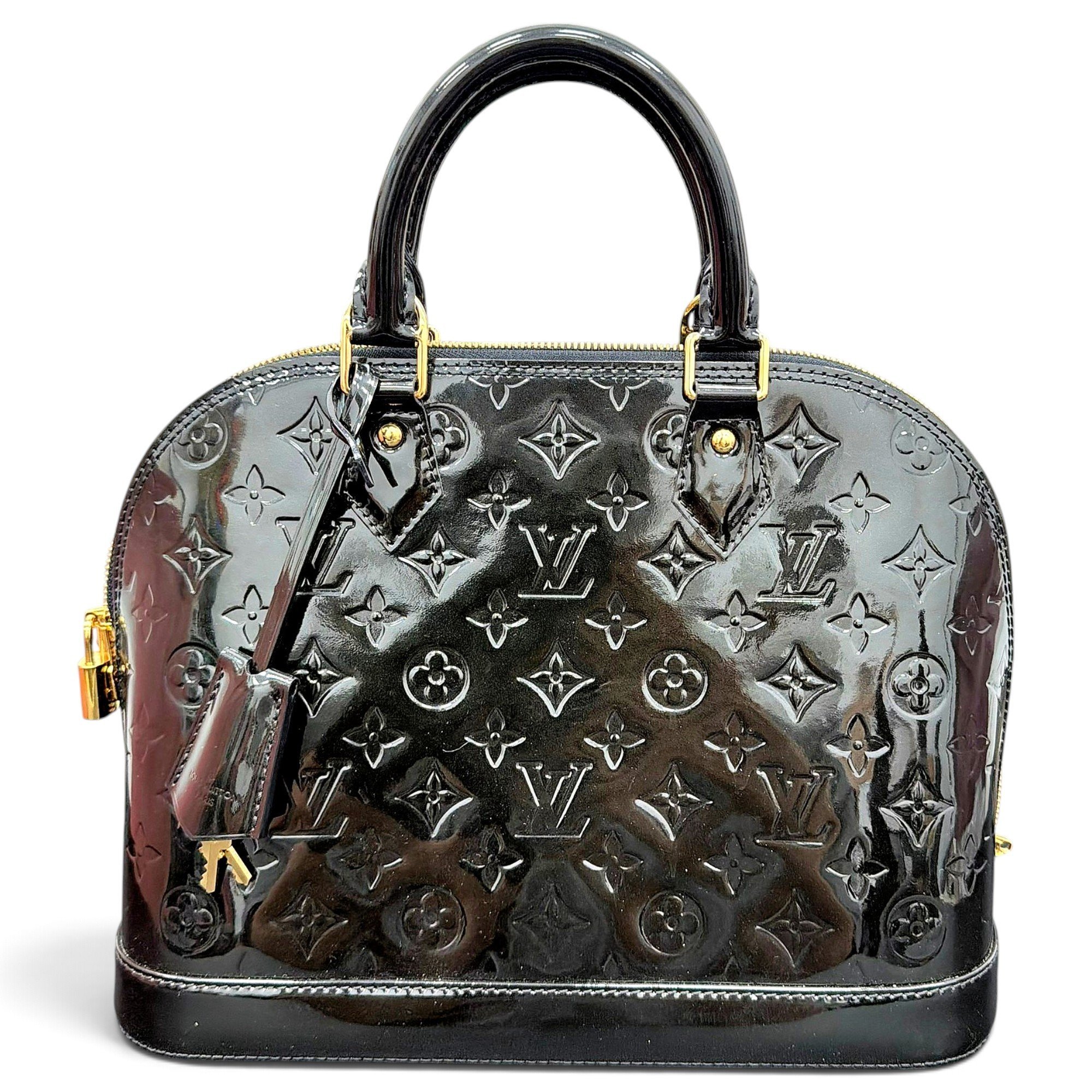 Alma BB patent leather handbag