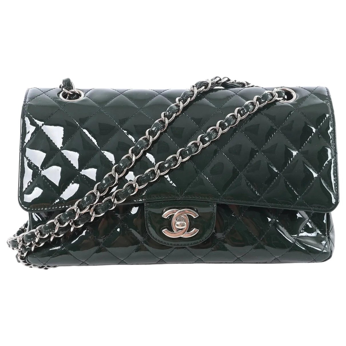 Timeless/Classique patent leather handbag