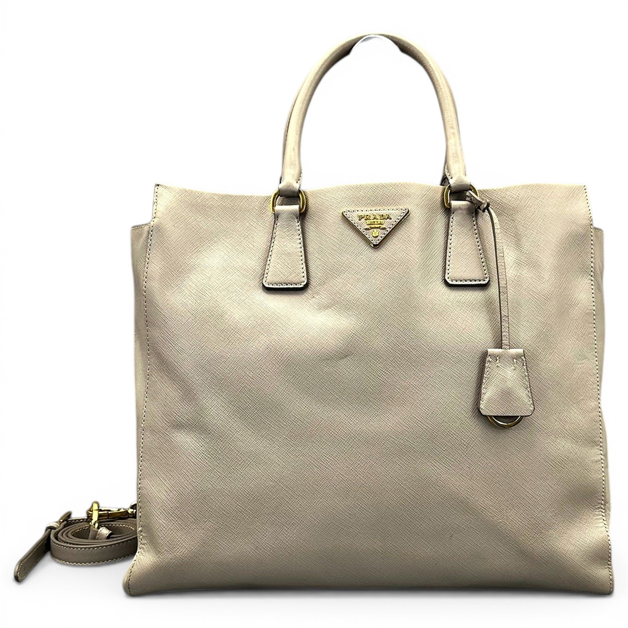 Leather tote