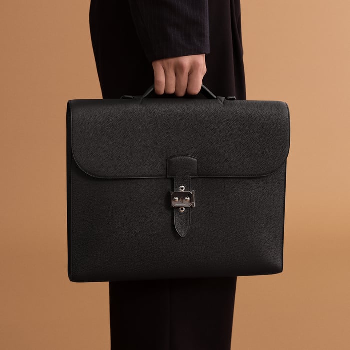 Noir Sac a Depeches Light 1-37 Briefcase