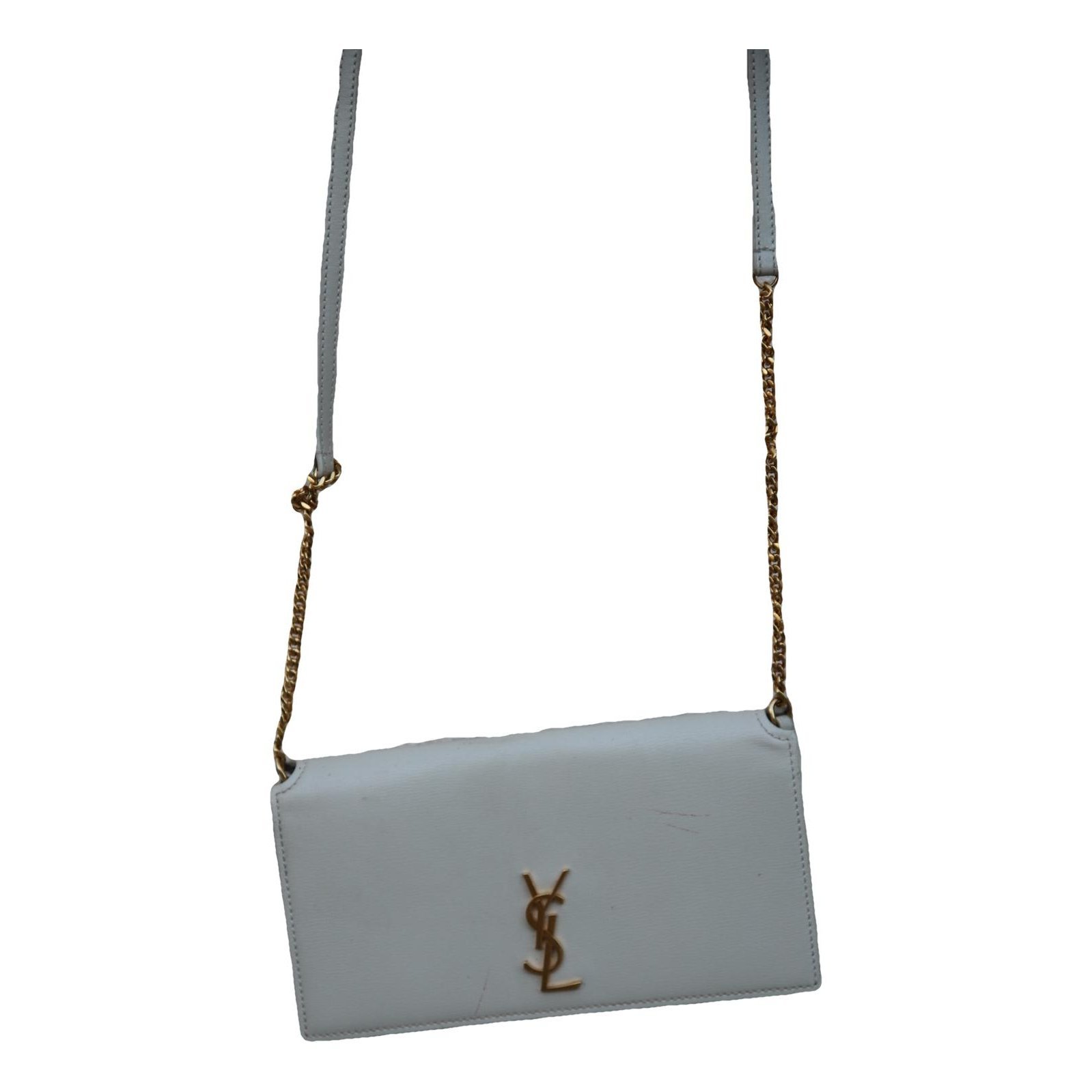 Kate monogramme leather clutch bag