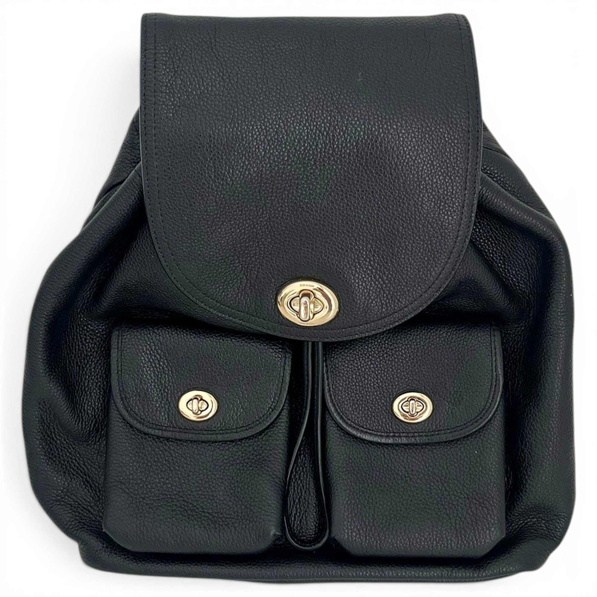 Leather backpack