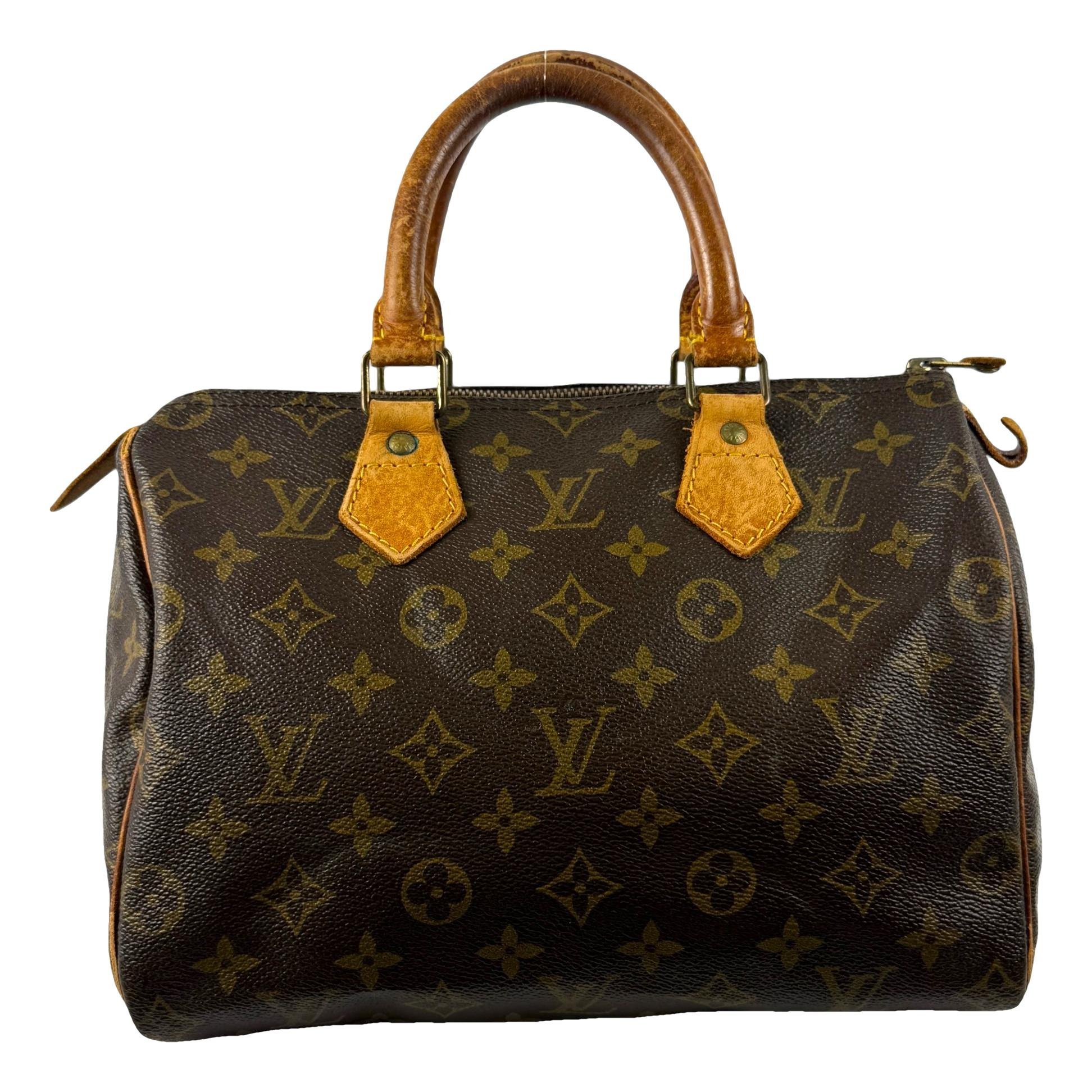 Speedy leather handbag