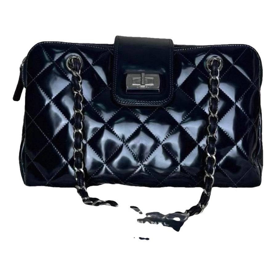 2.55 patent leather handbag
