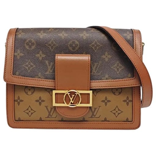 Dauphine leather crossbody bag