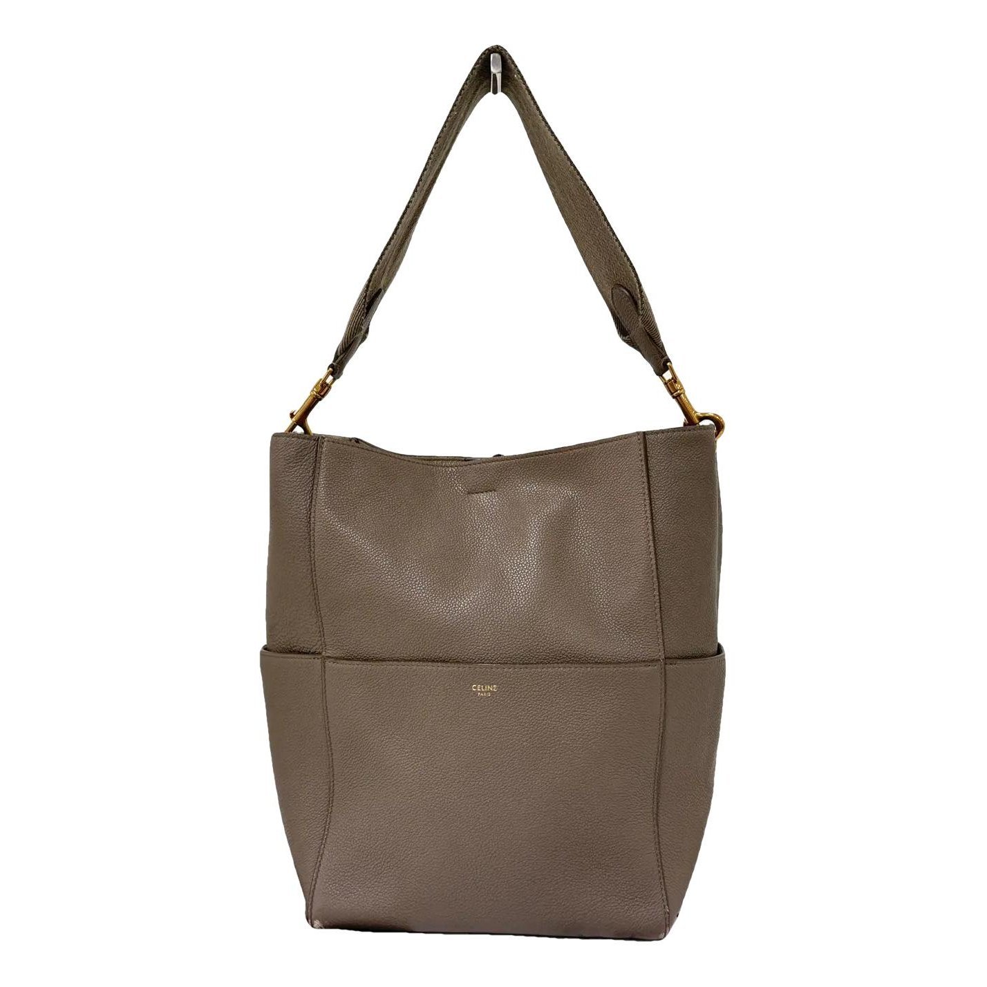 Seau Sangle leather handbag