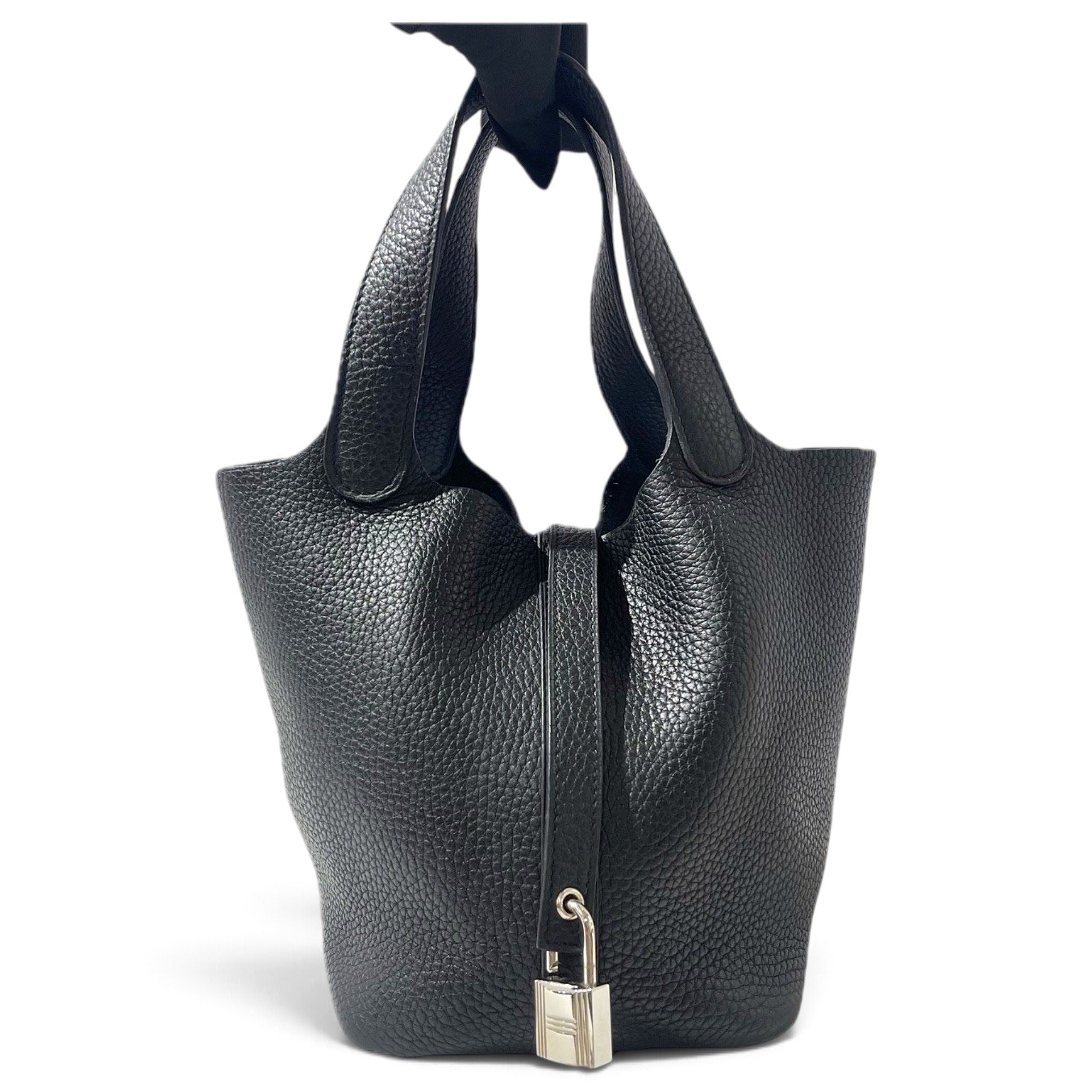 Picotin leather handbag