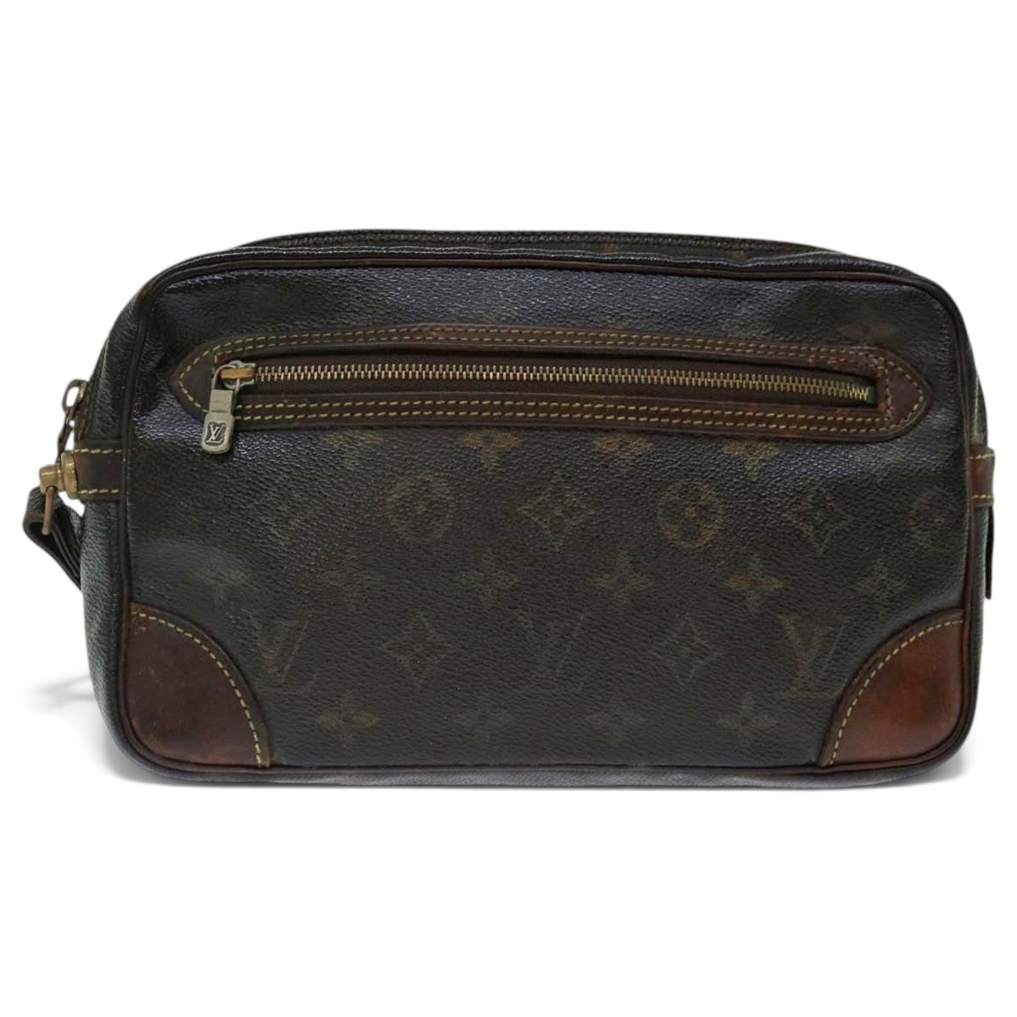 Marly Dragonne leather clutch bag