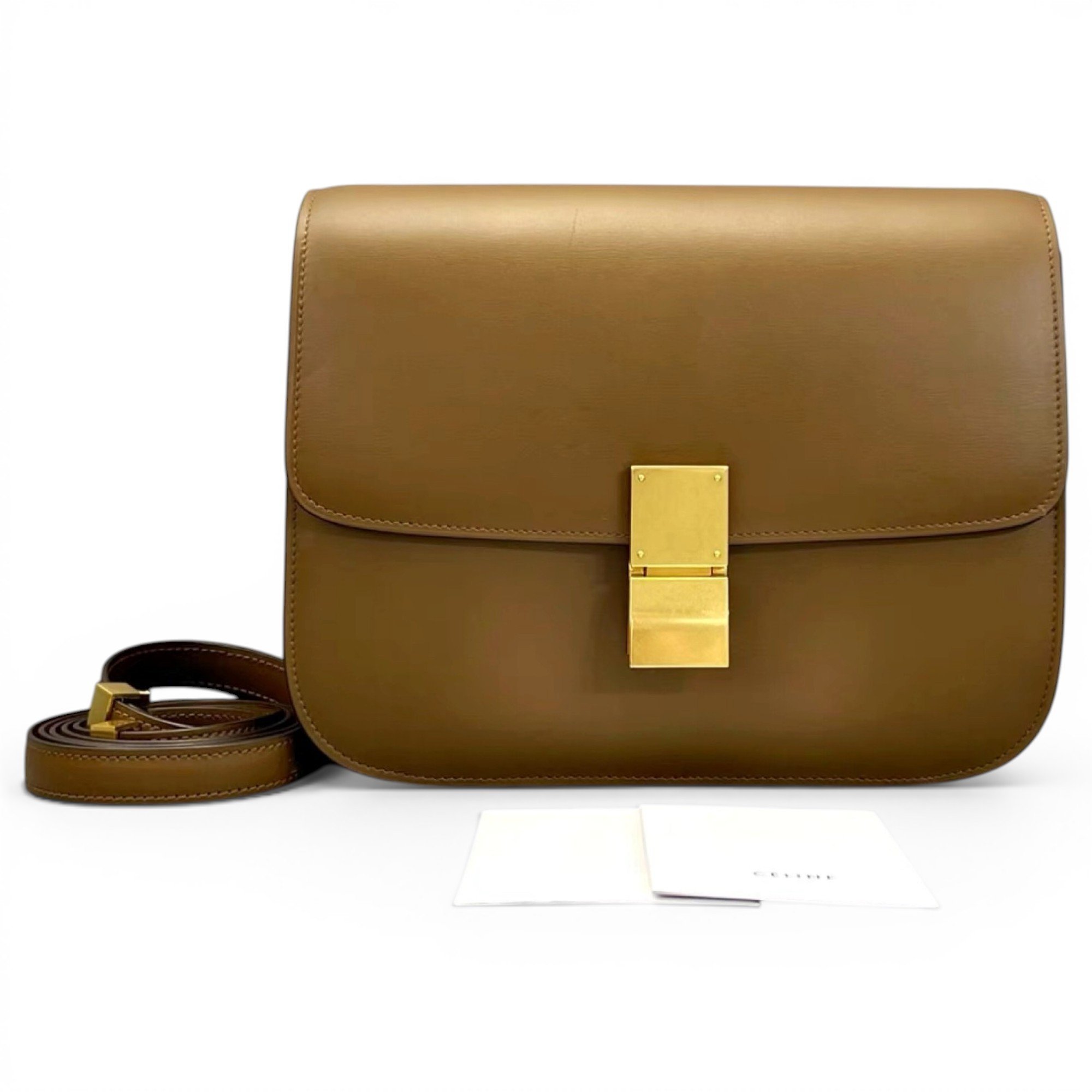 Classic leather handbag