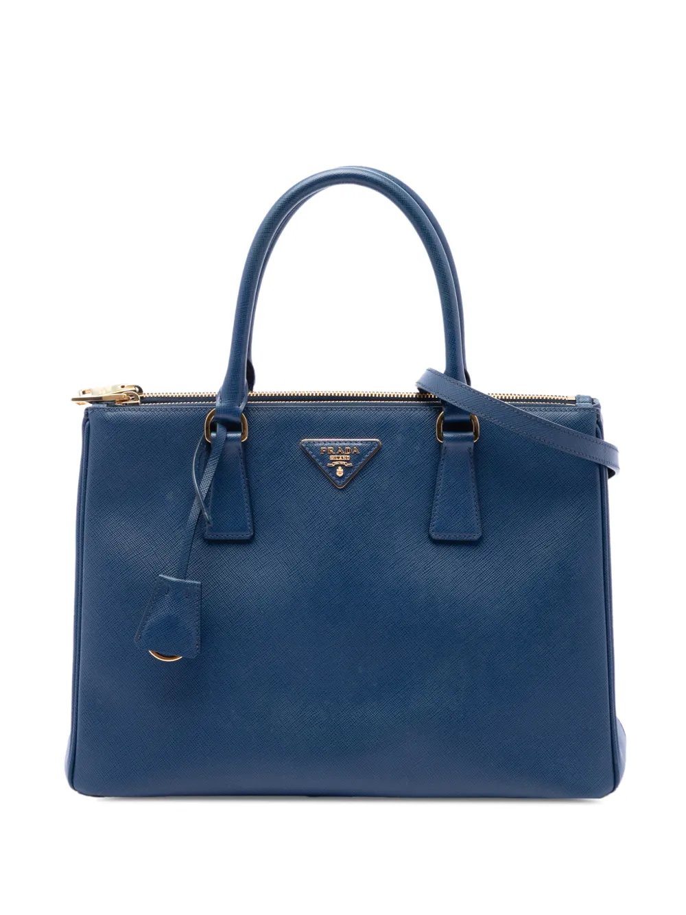 2010-2026 Medium Saffiano Lux Galleria Double Zip satchel
