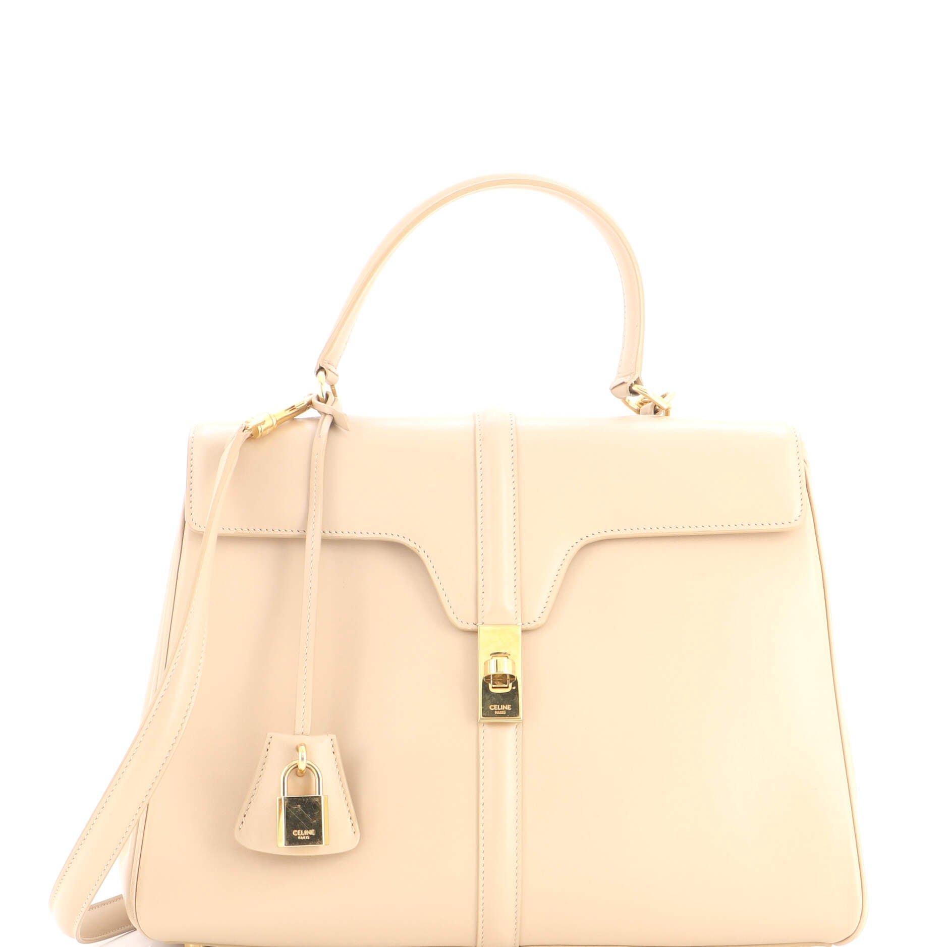 16 Top Handle Bag Smooth Calfskin Medium