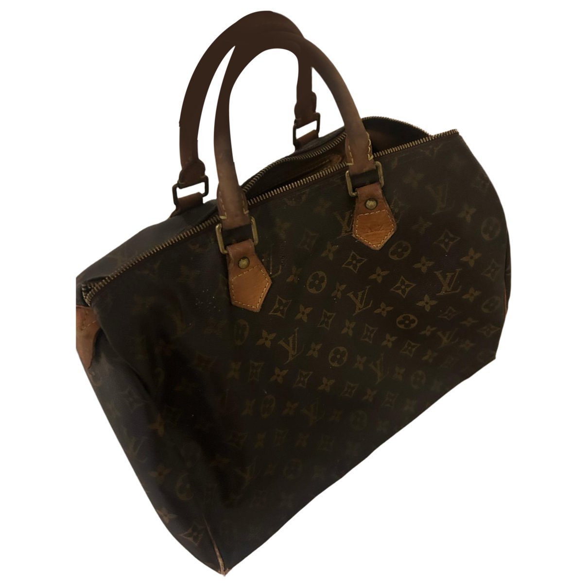 Speedy leather handbag