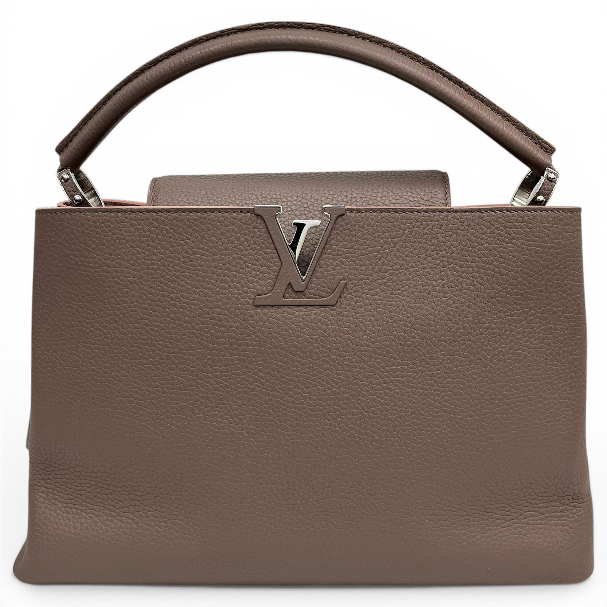 Capucines leather handbag