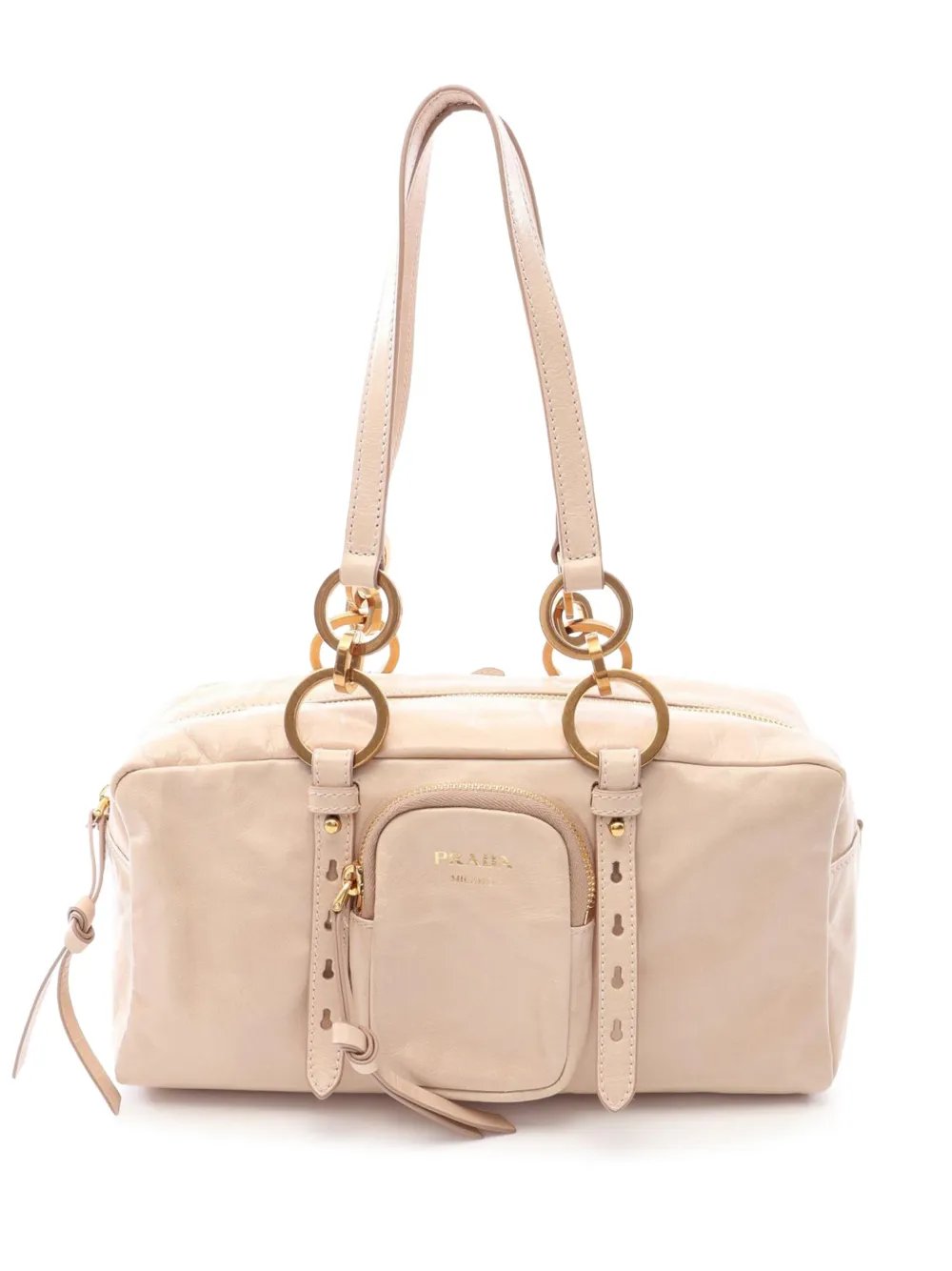 2025 Medium Leather Dangle Top Handle Bag shoulder bag