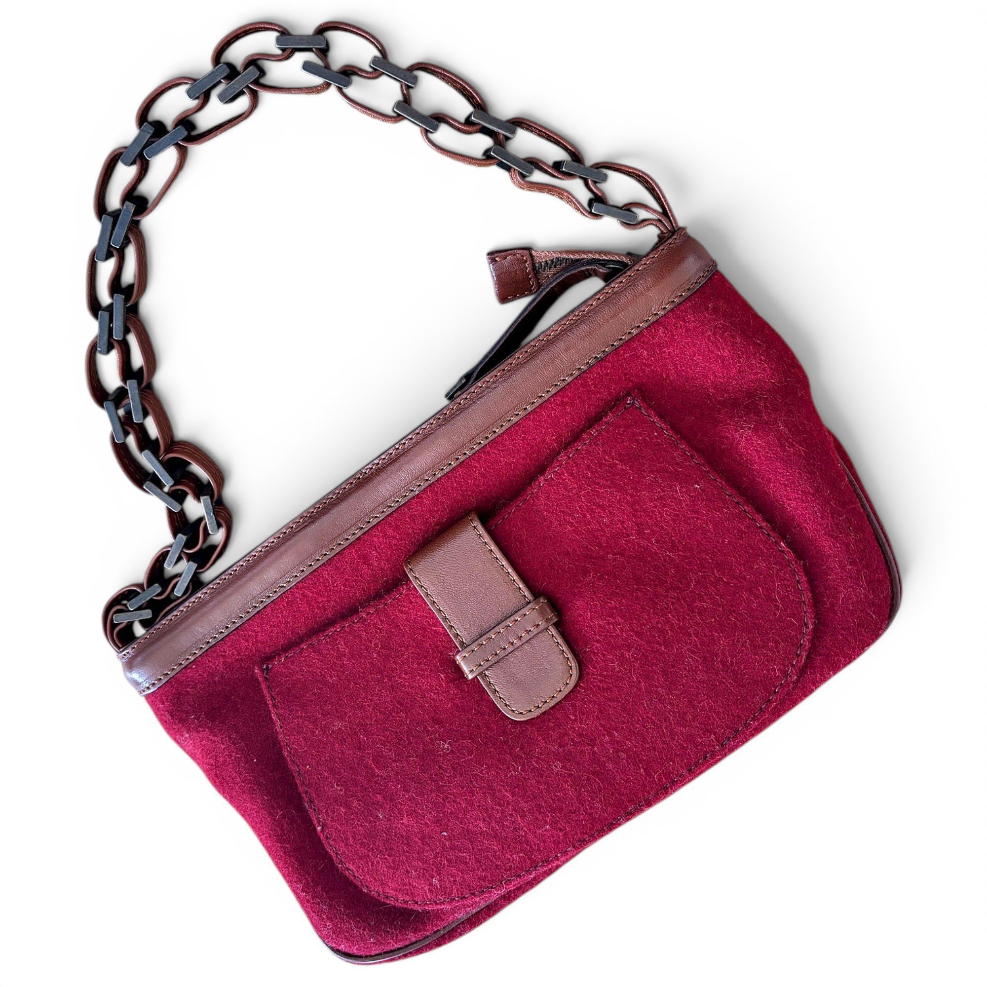 Wool handbag