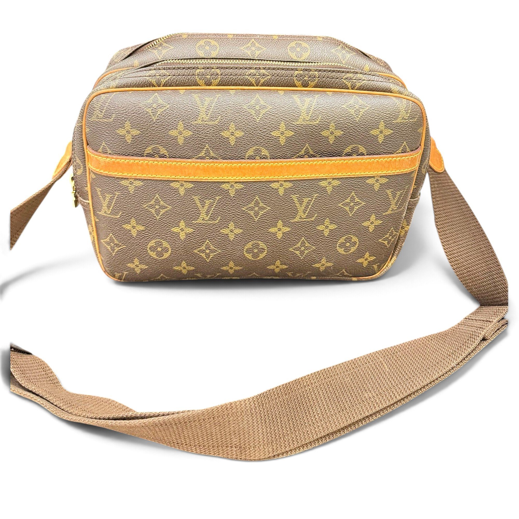 Reporter leather crossbody bag