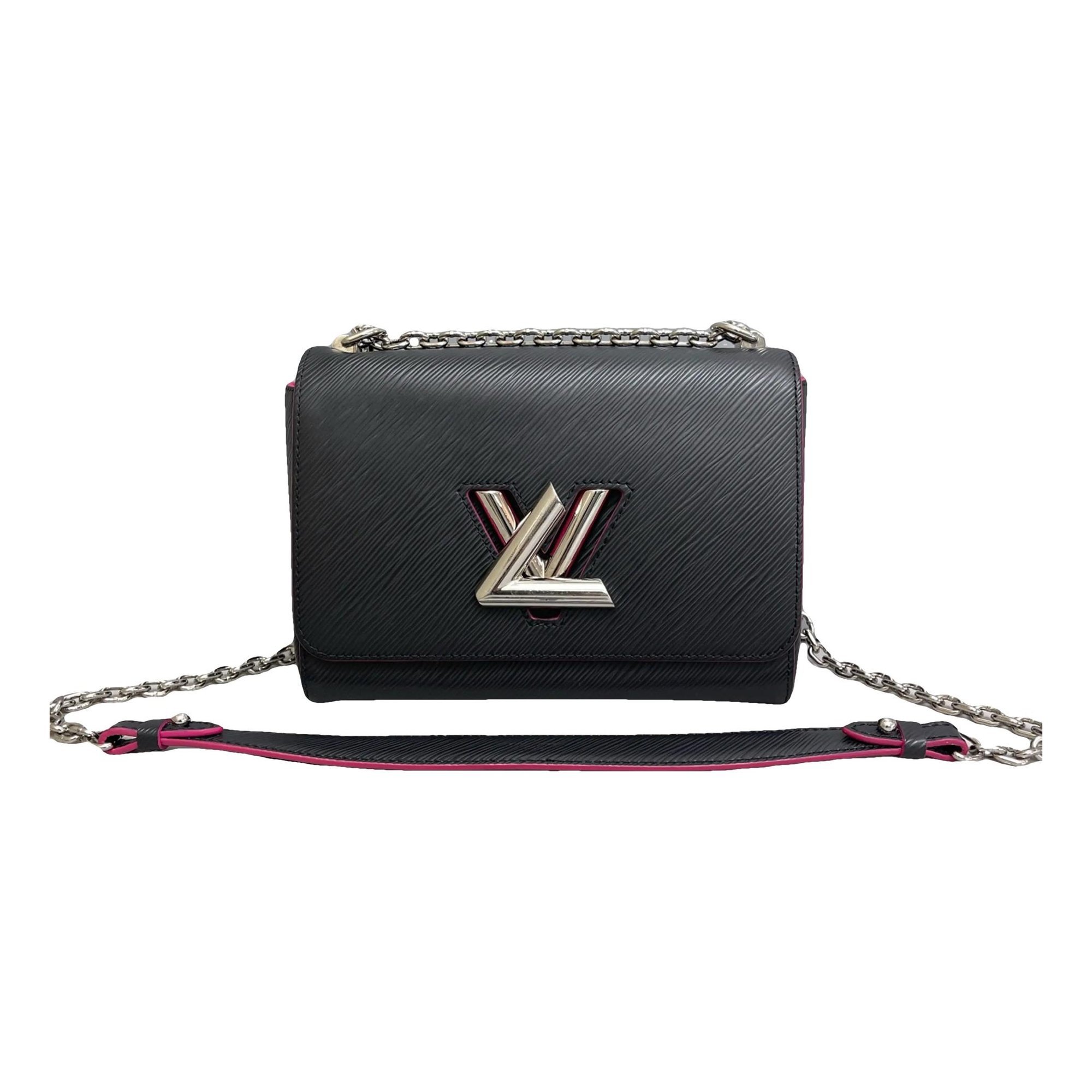 Twist leather crossbody bag