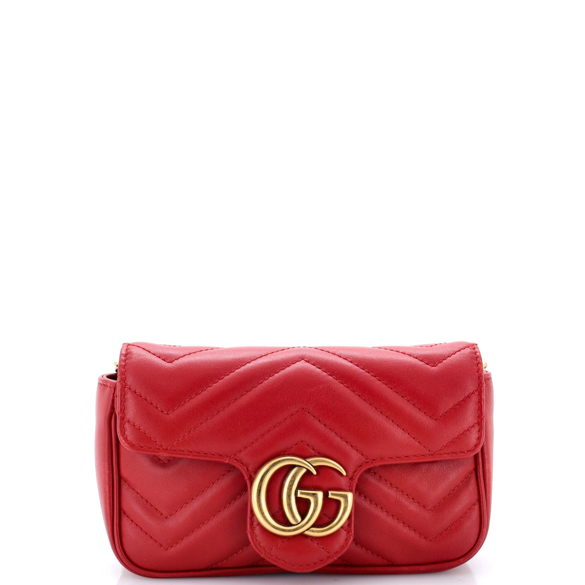 GG Marmont Flap Bag Matelasse Leather Super Mini