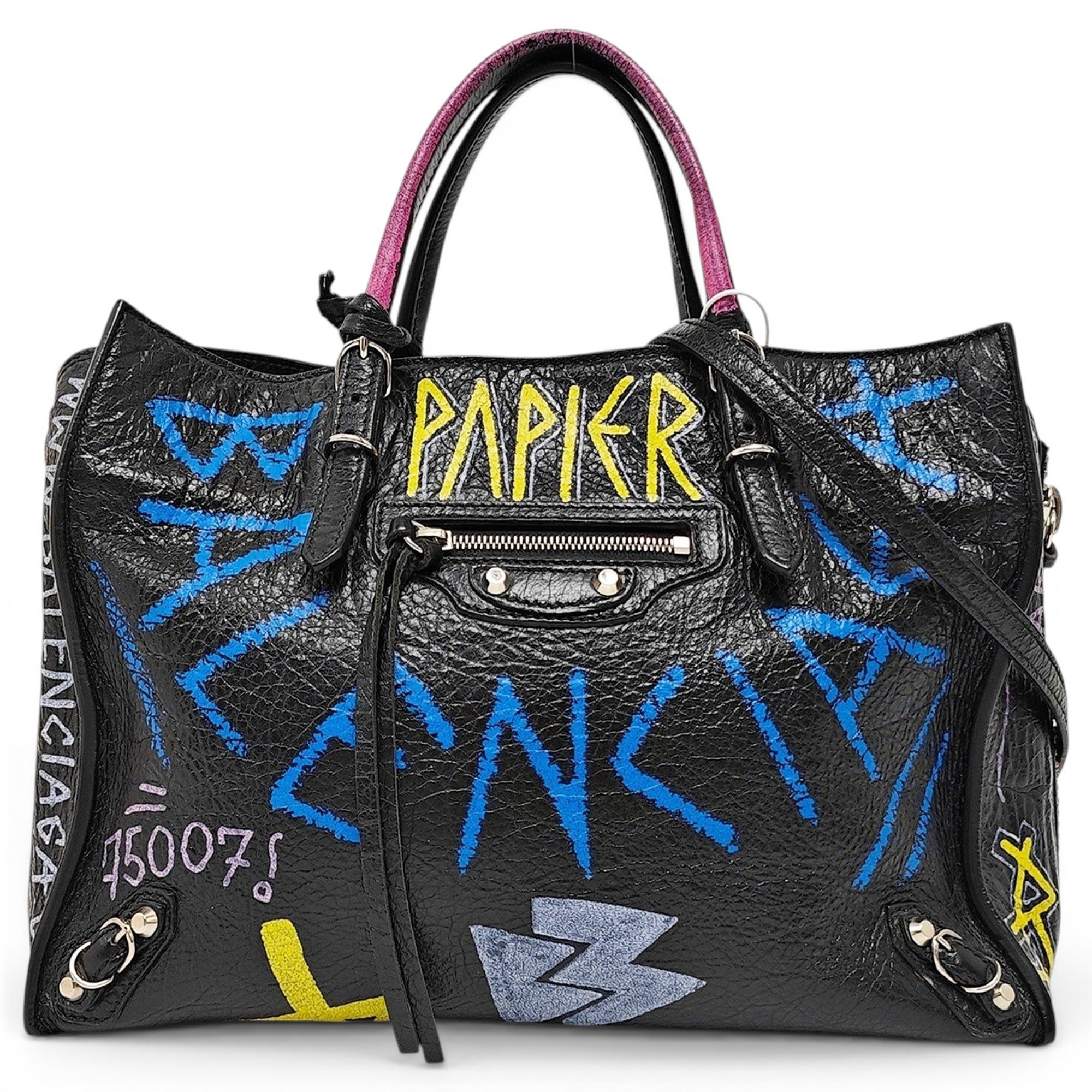 Leather handbag