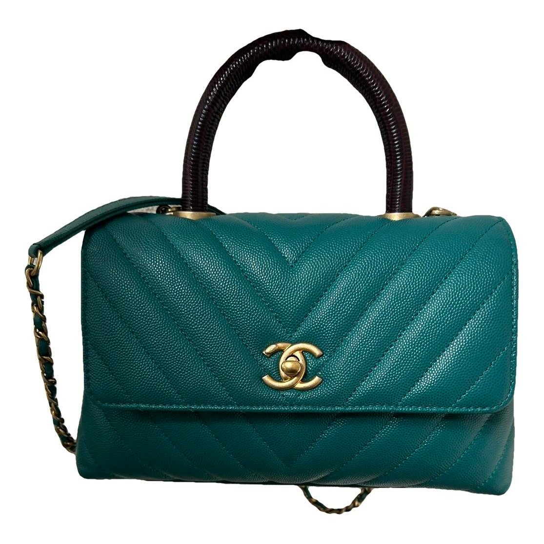 Coco Handle leather handbag