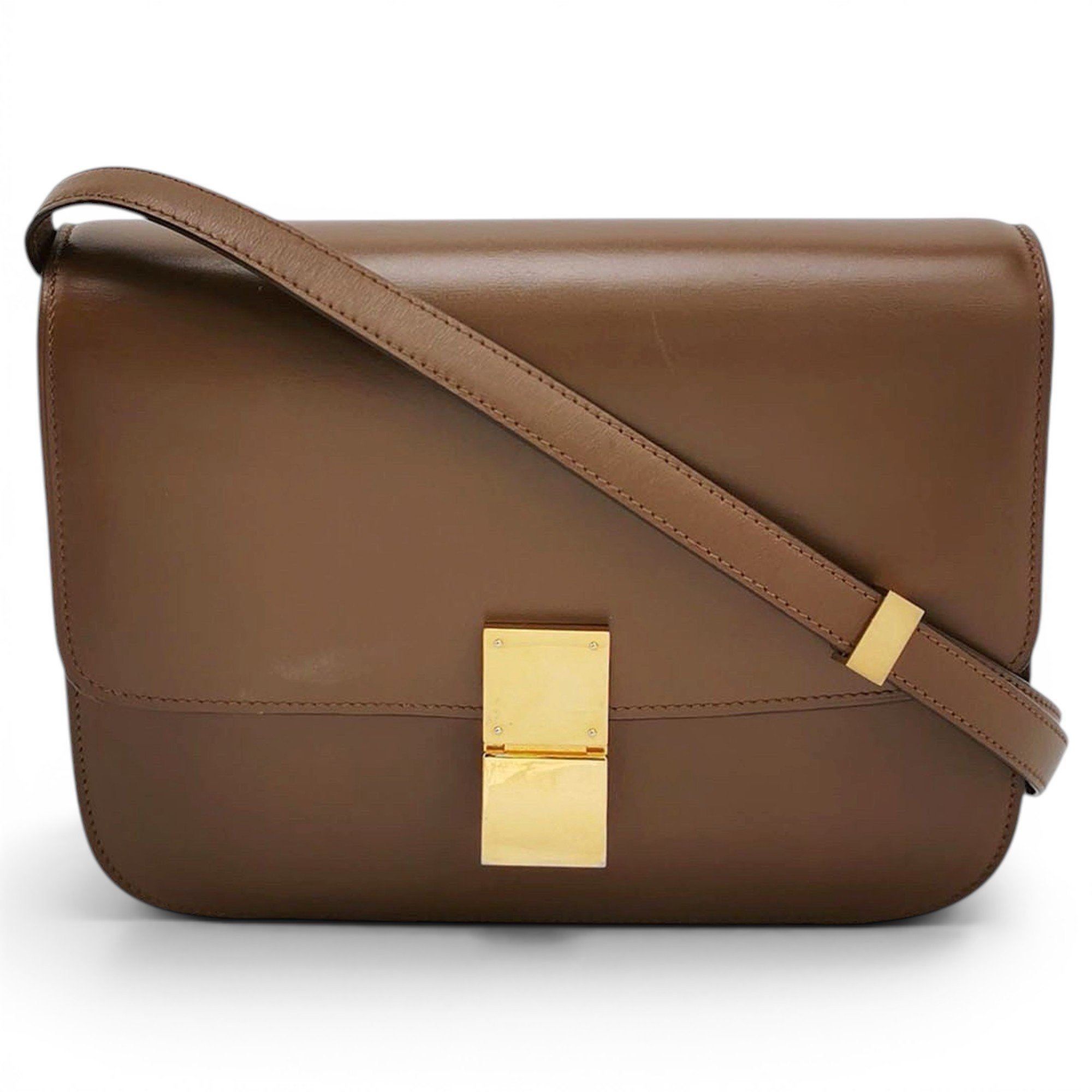 Classic leather handbag