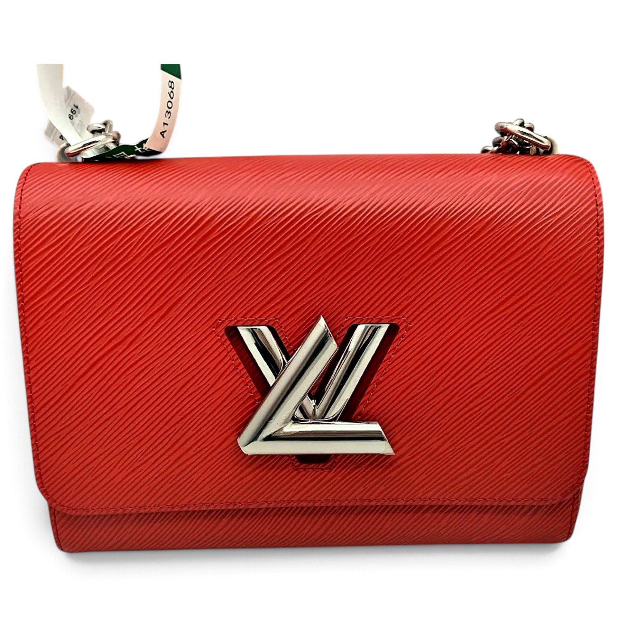 Twist leather crossbody bag