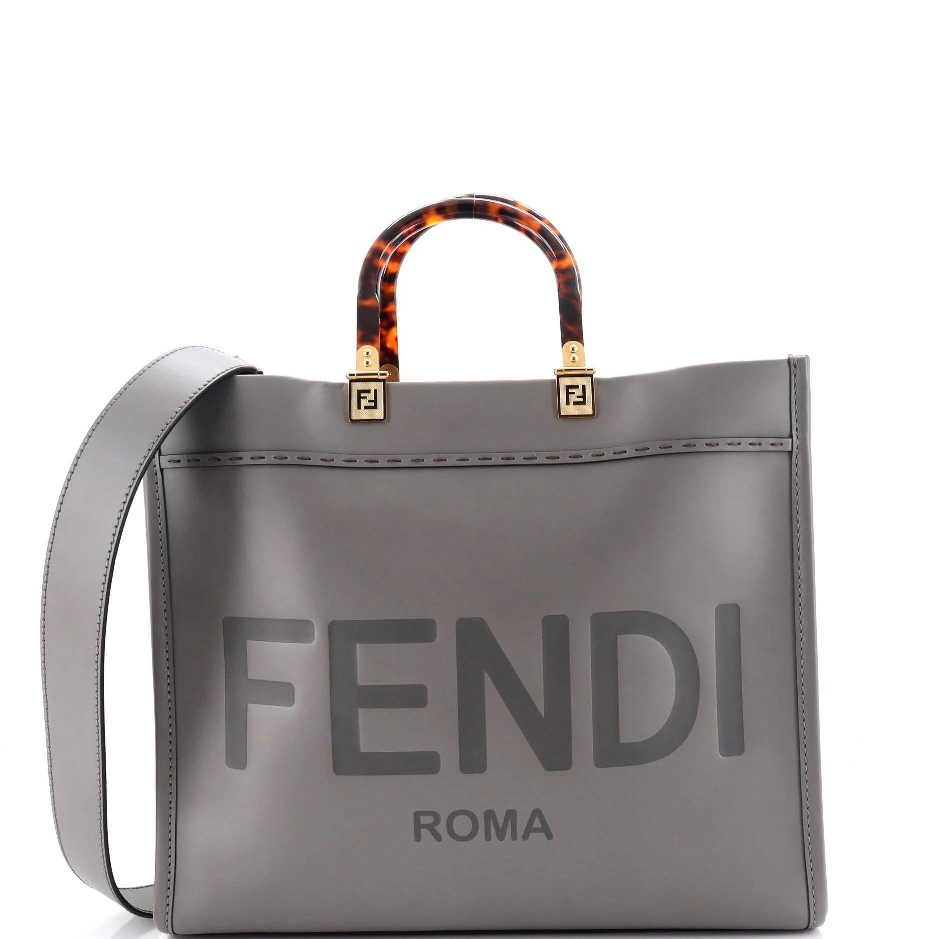 Leather tote