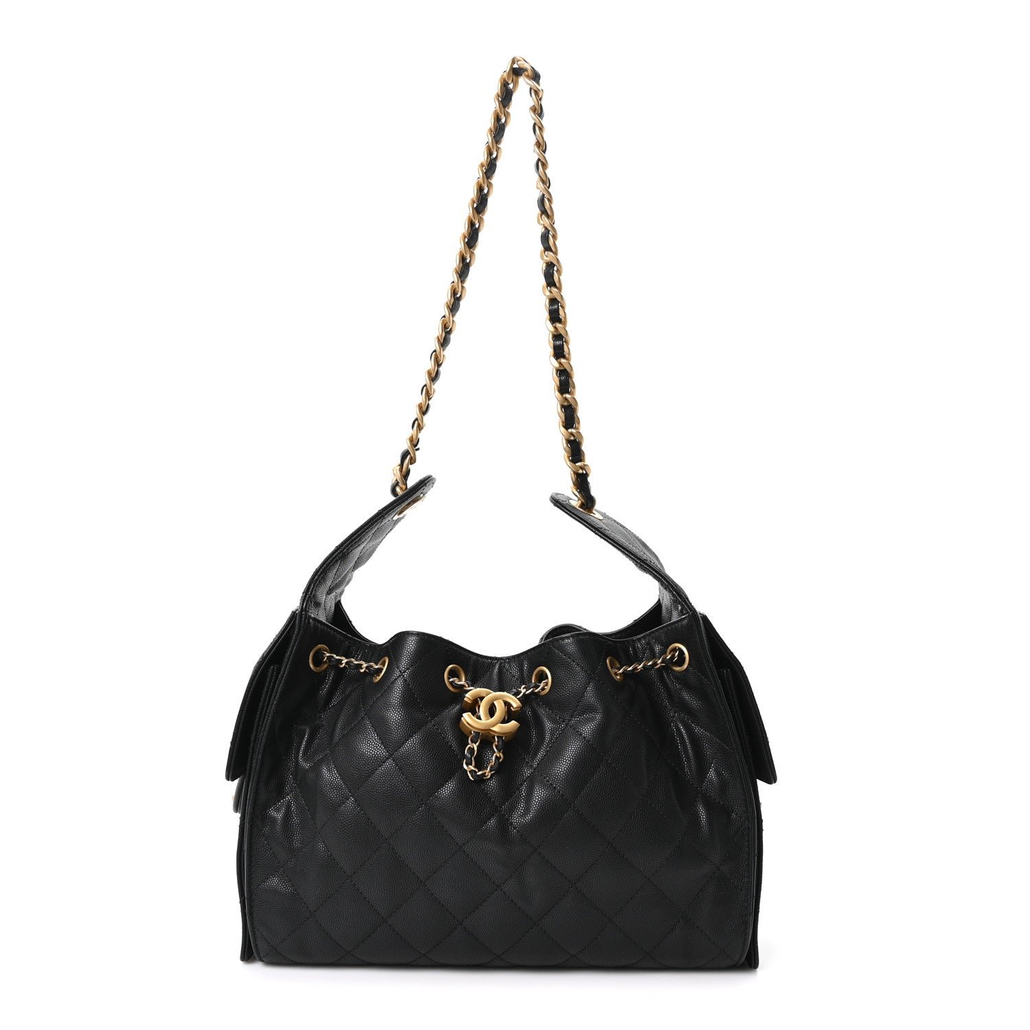 Chanel Caviar Quilted Small Chanel 25 Handbag Black