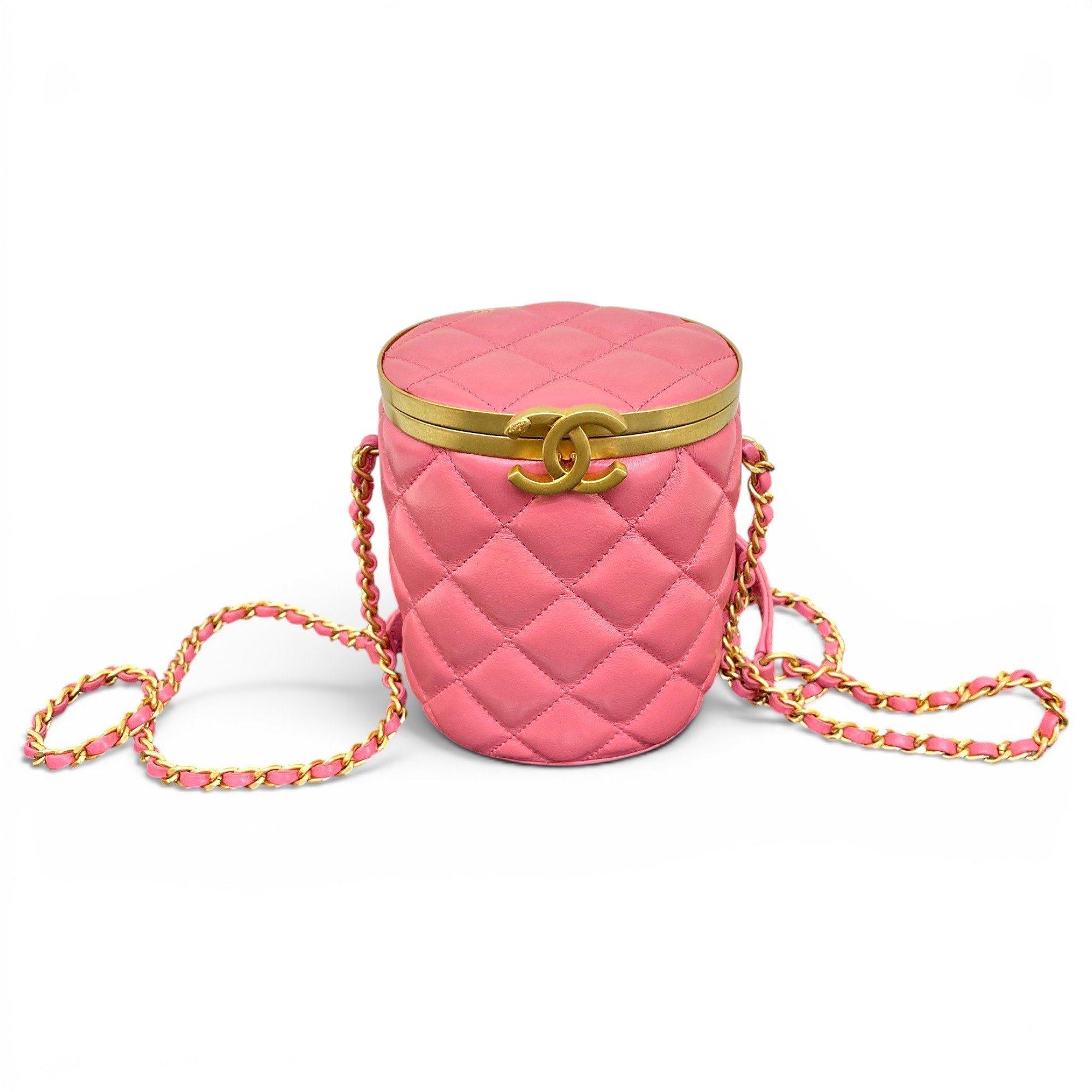 Trendy CC Vanity leather handbag