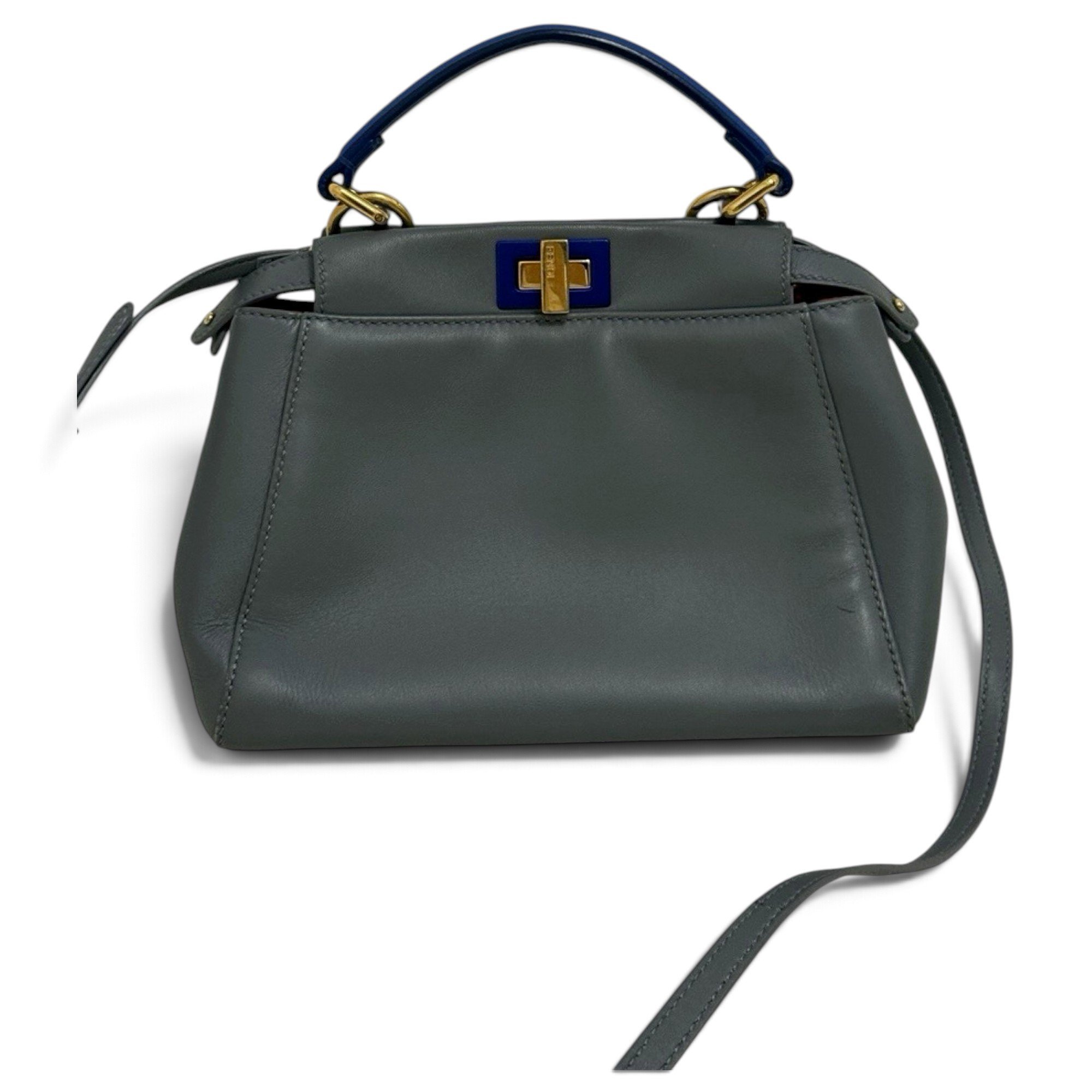 Peekaboo leather handbag