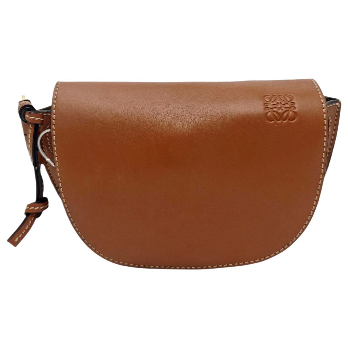 Heel leather handbag