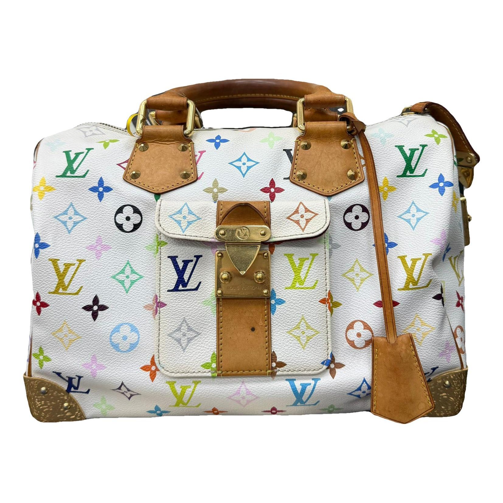 Speedy leather handbag