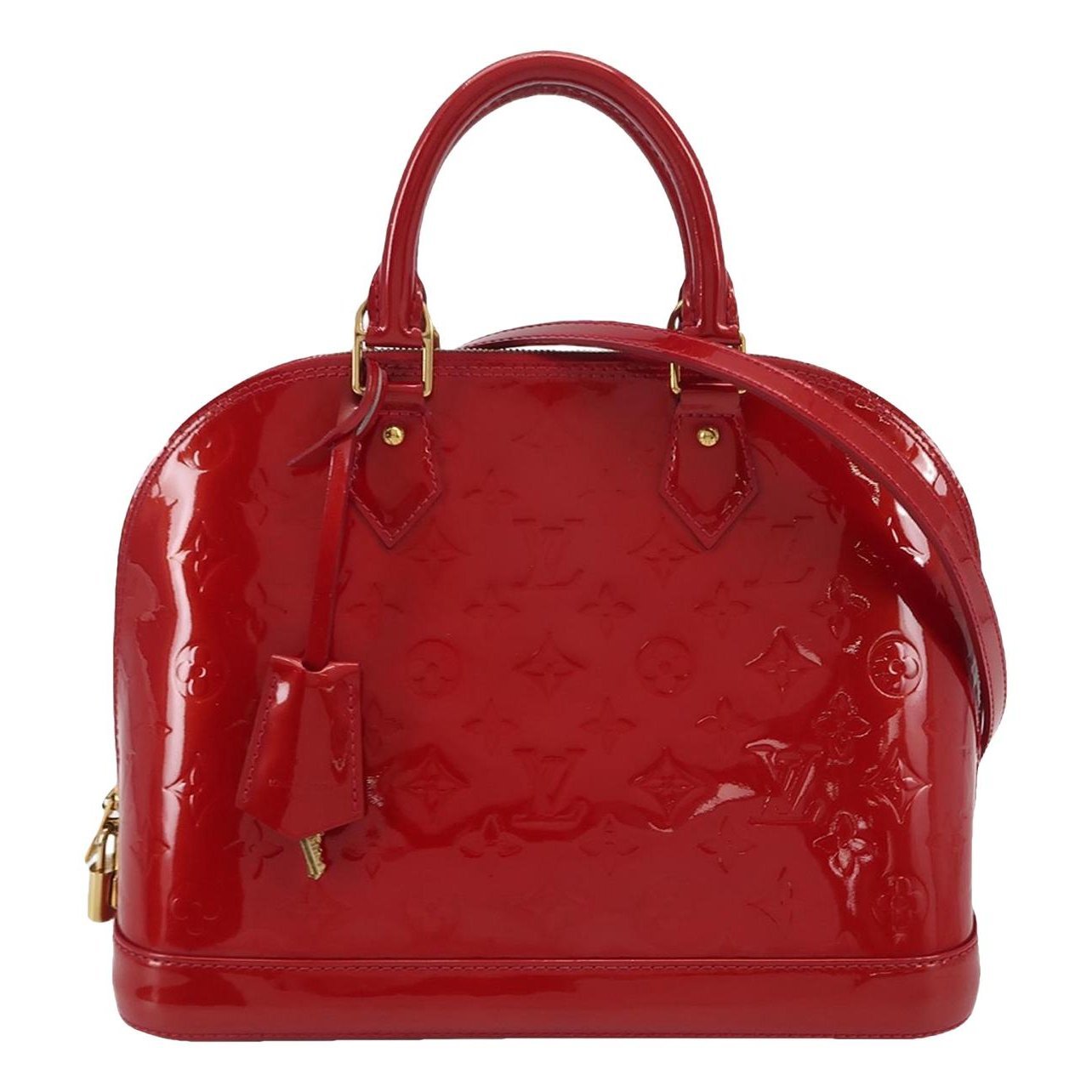 Alma BB patent leather handbag