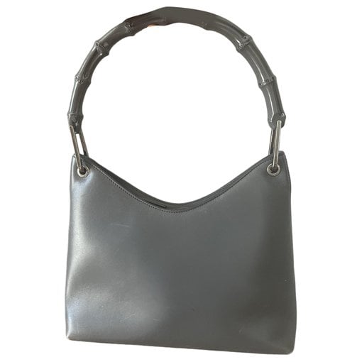 Vintage Bamboo leather handbag