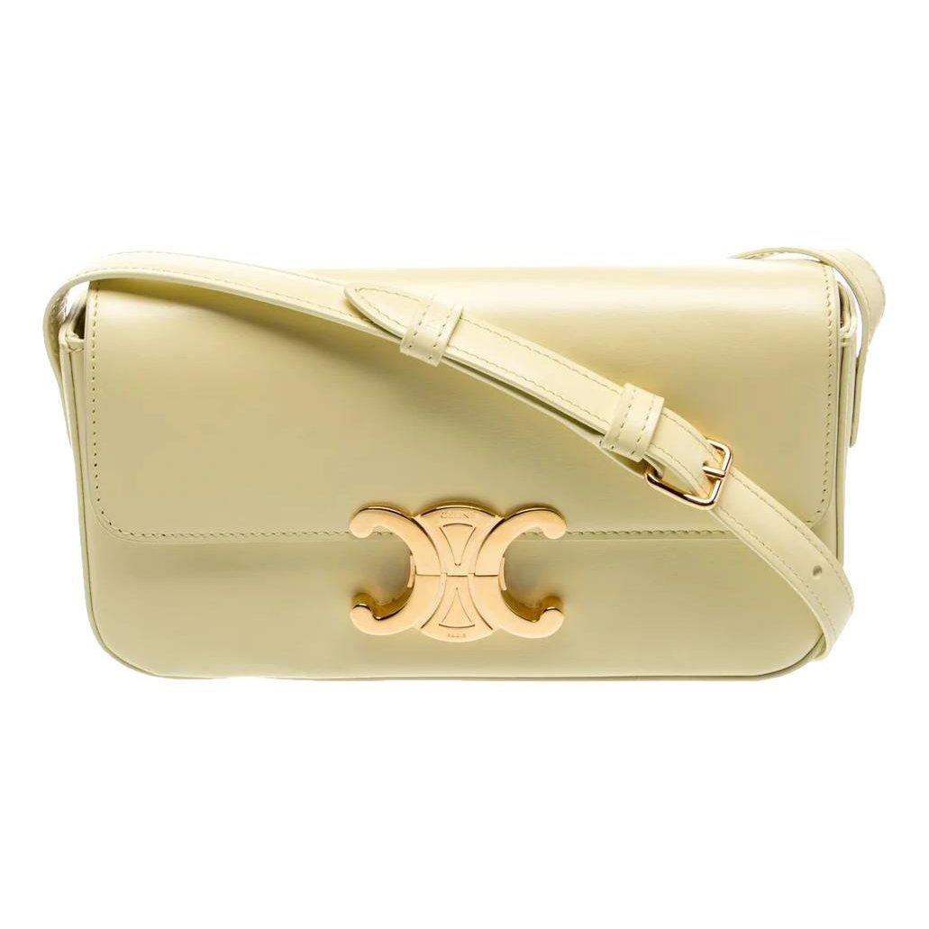 Triomphe Long leather handbag
